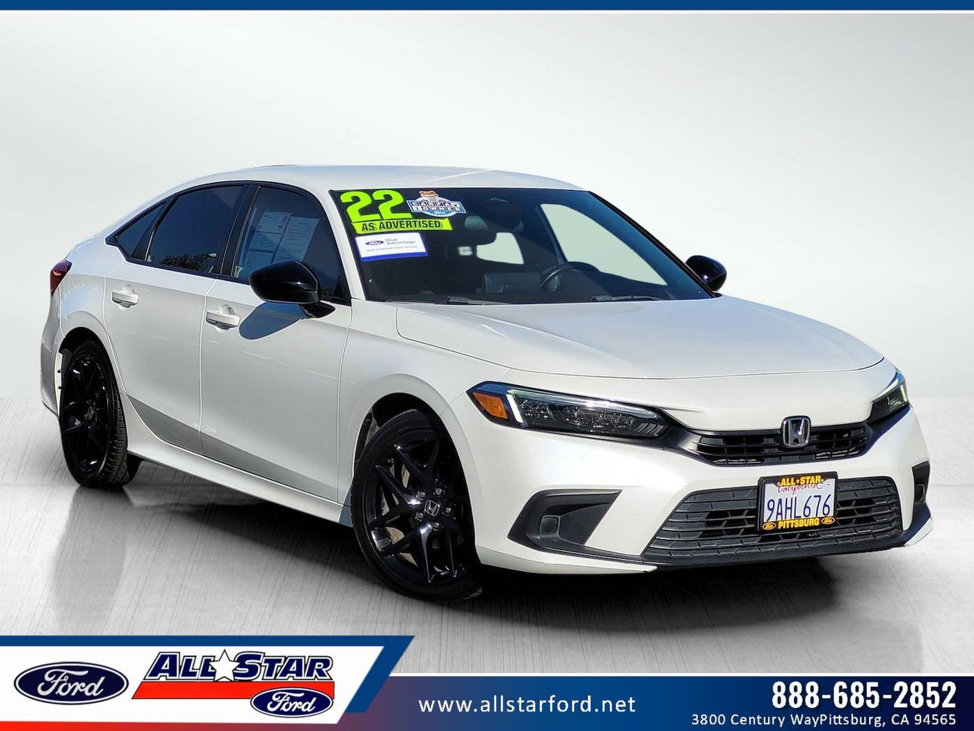 2022 Honda Civic Sport — Sedan — 61,268 mi — Pittsburg, CA
