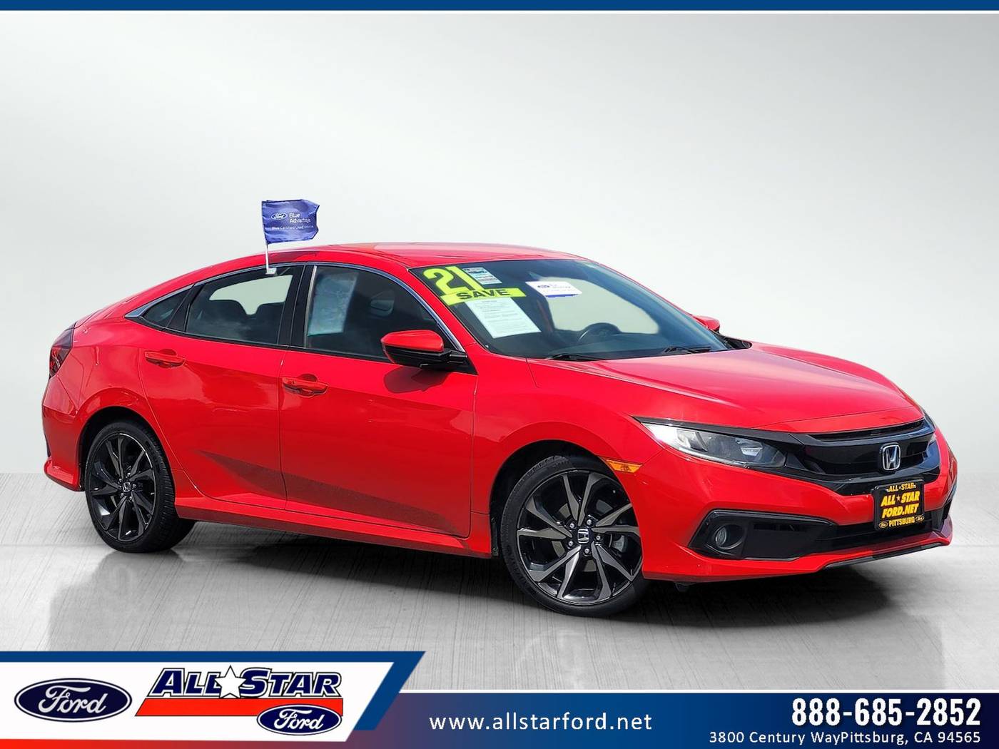 2021 Honda Civic Sport — Sedan — 78,544 mi — Pittsburg, CA