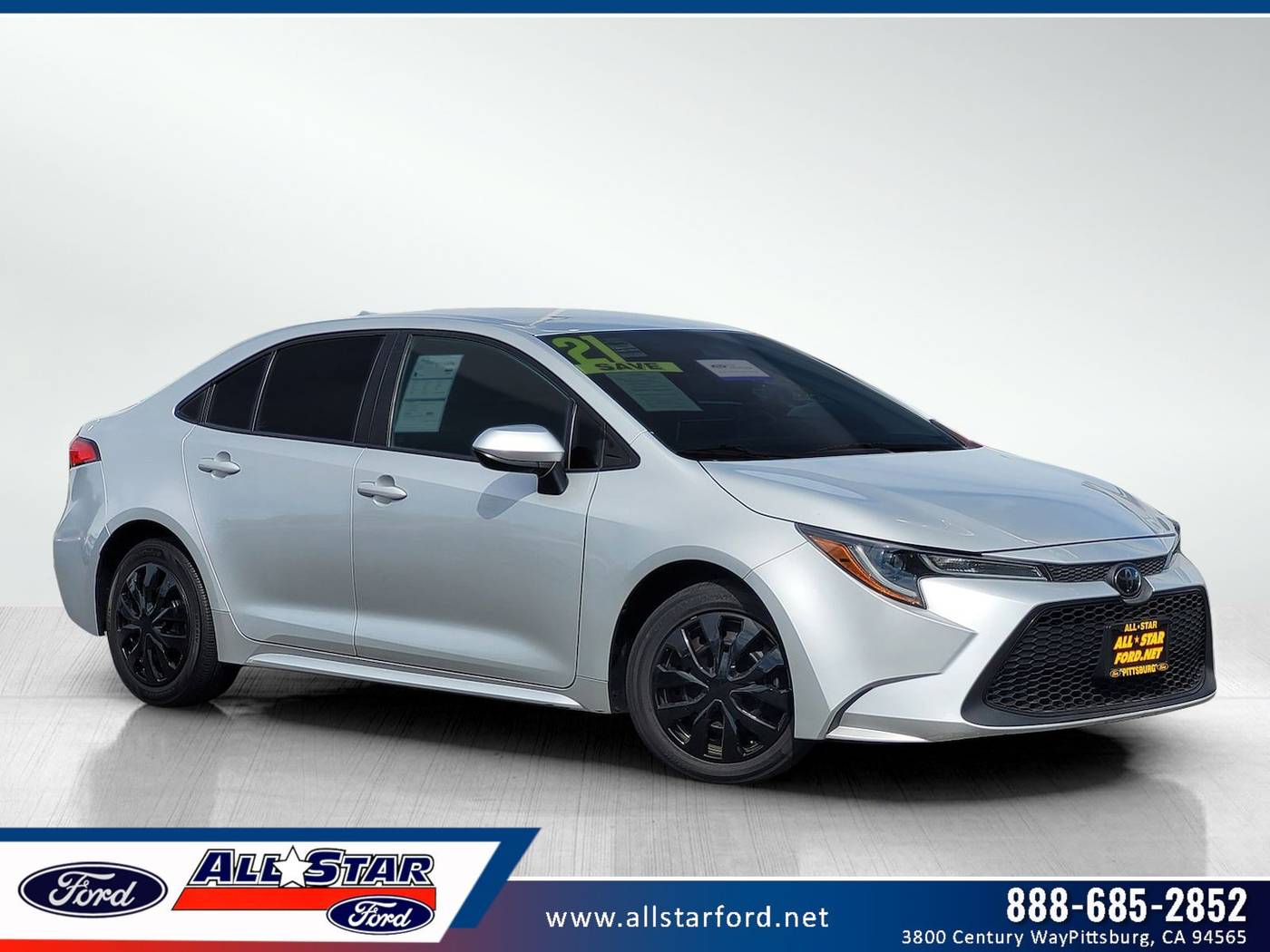 2021 Toyota Corolla LE — Sedan — 77,816 mi — Pittsburg, CA