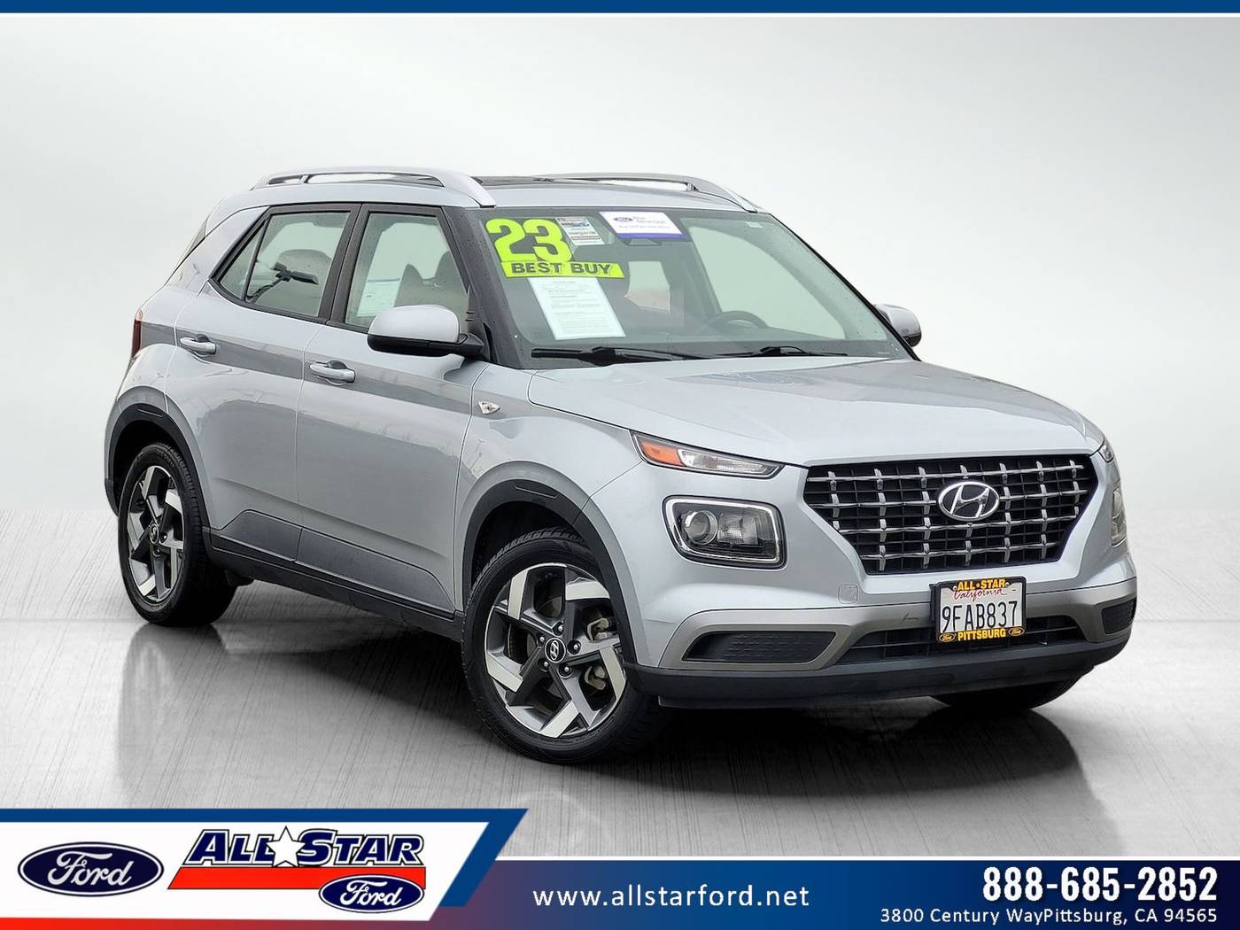 2023 Hyundai Venue SEL — SUV — 63,722 mi — Pittsburg, CA