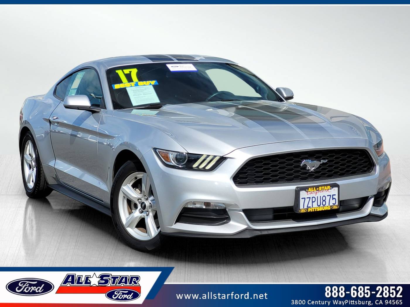 2017 Ford Mustang V6 — Coupe — 67,070 mi — Pittsburg, CA