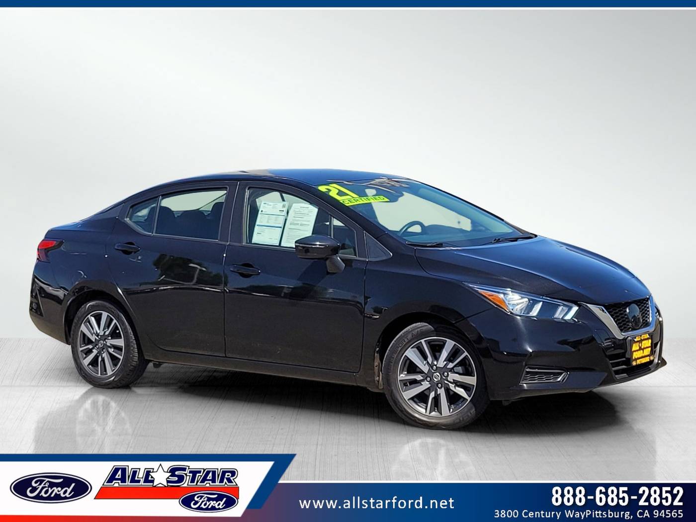 2021 Nissan Versa SV — Sedan — 52,751 mi — Pittsburg, CA