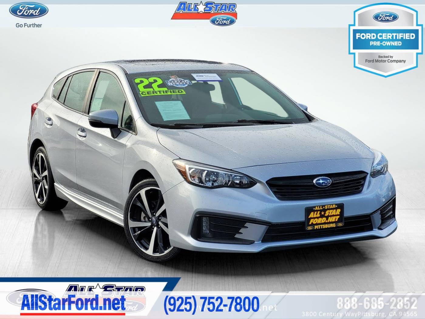 2022 Subaru Impreza Sport — Hatchback — 28,725 mi — Pittsburg, CA