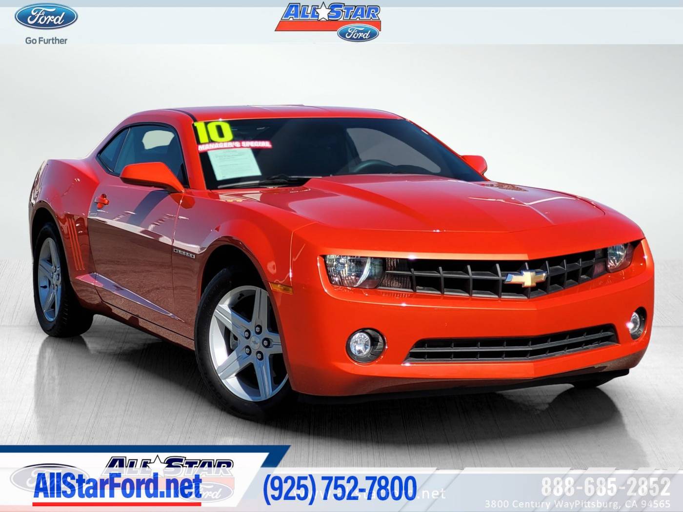 2010 Chevrolet Camaro 1LT — Coupe — 34,039 mi — Pittsburg, CA