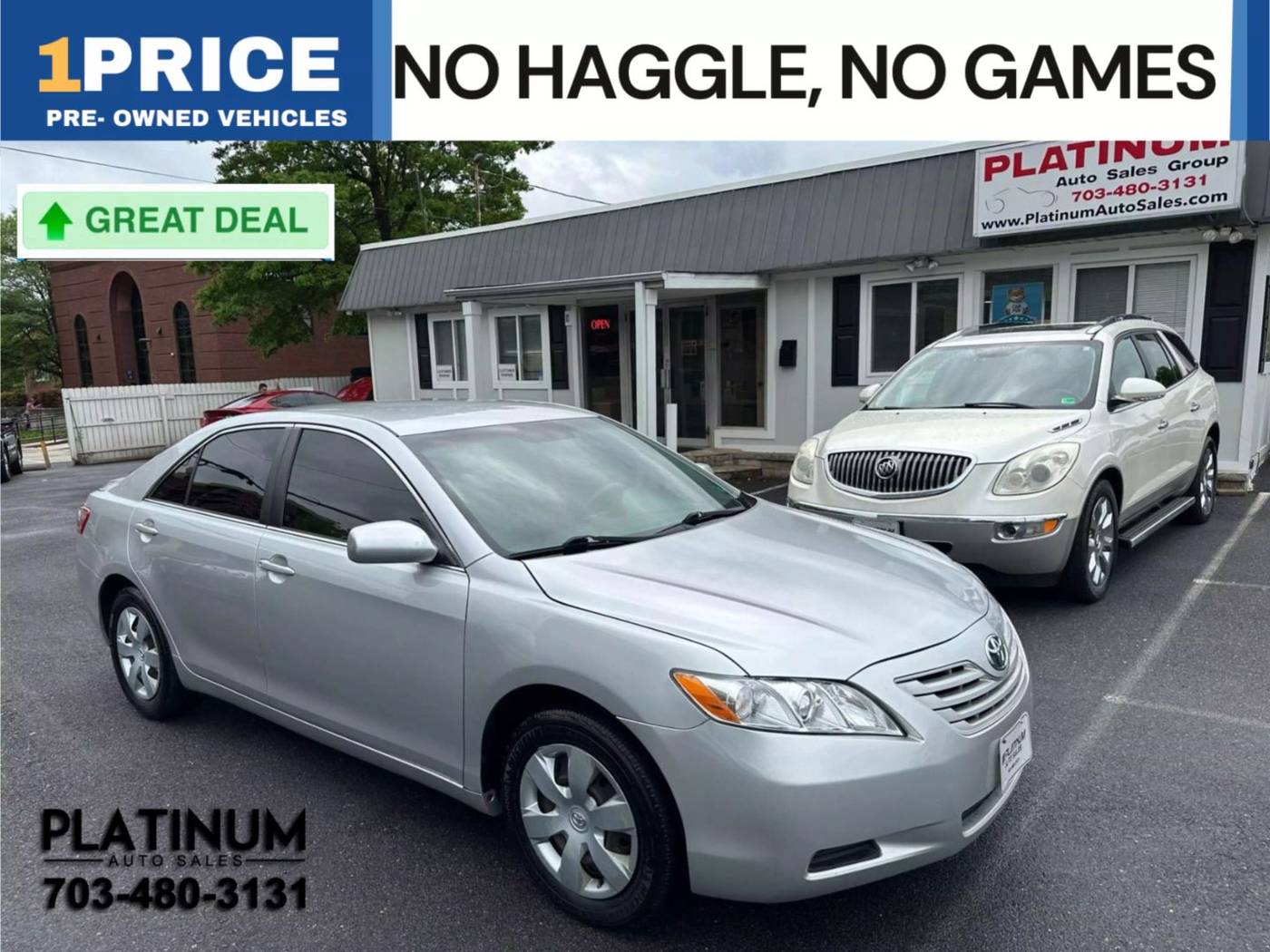2008 Toyota Camry XLE — Sedan — 191,294 mi — Arlington, VA