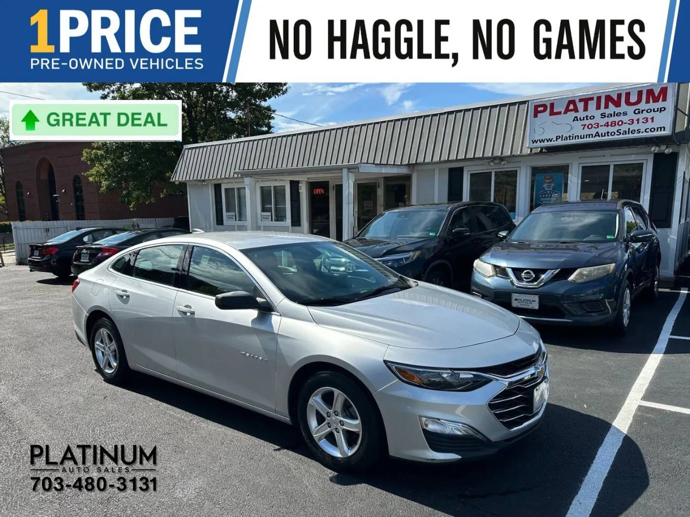 2021 Chevrolet Malibu LS — Sedan — 51,787 mi — Arlington, VA