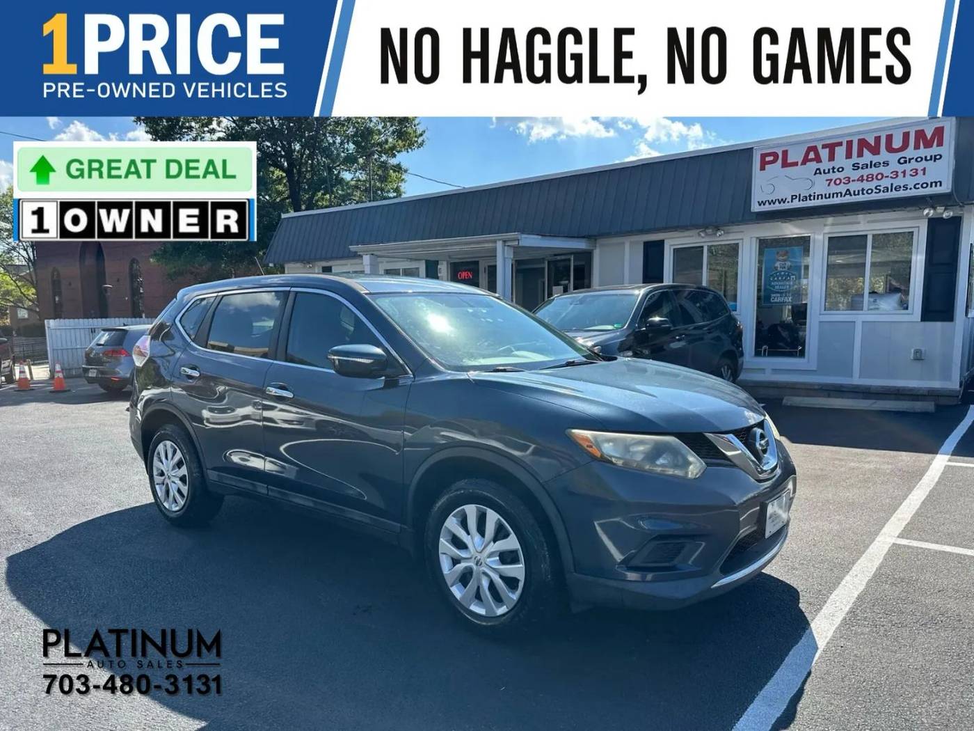 2015 Nissan Rogue S — SUV — 188,451 mi — Arlington, VA