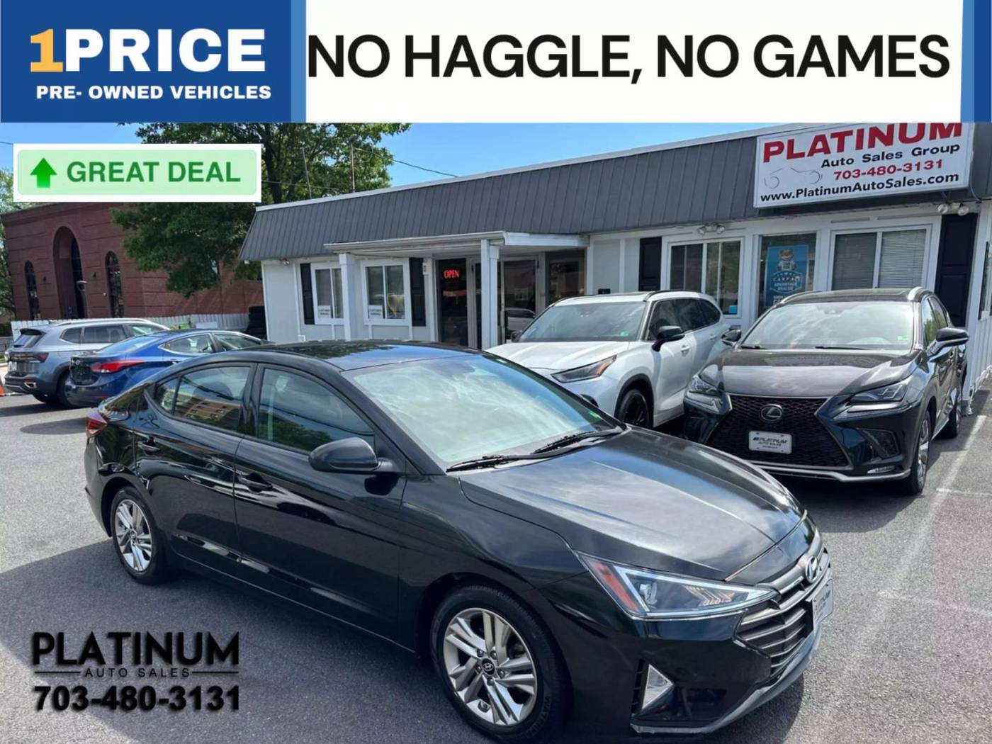 2019 Hyundai Elantra SEL — Sedan — 84,388 mi — Arlington, VA