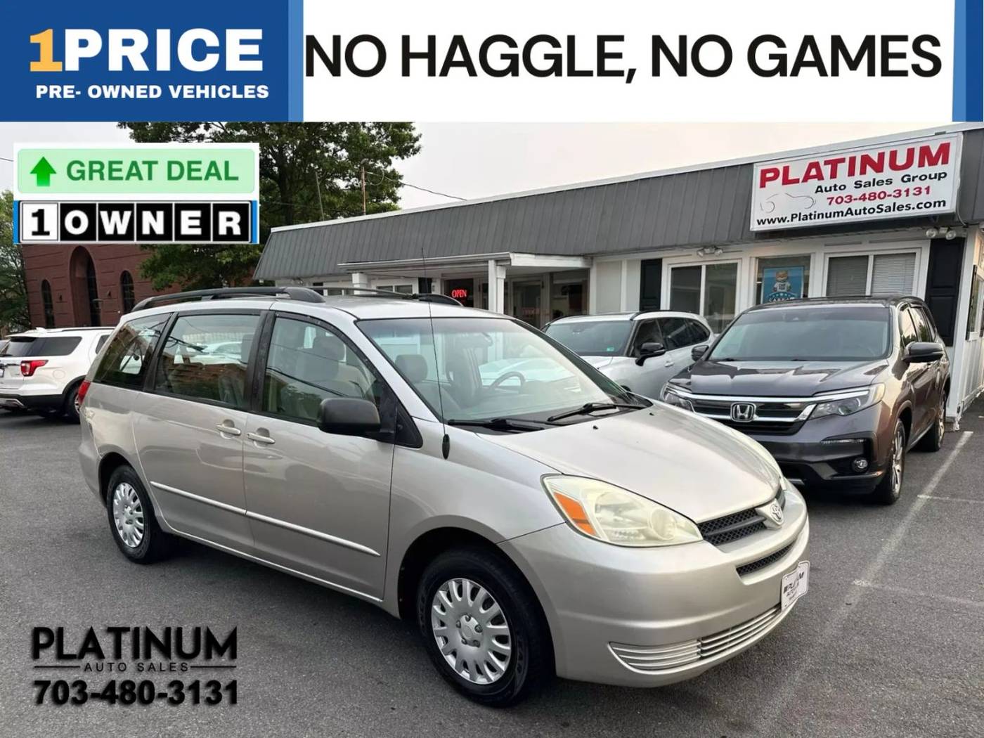 2004 Toyota Sienna CE — Minivan — 194,895 mi — Arlington, VA