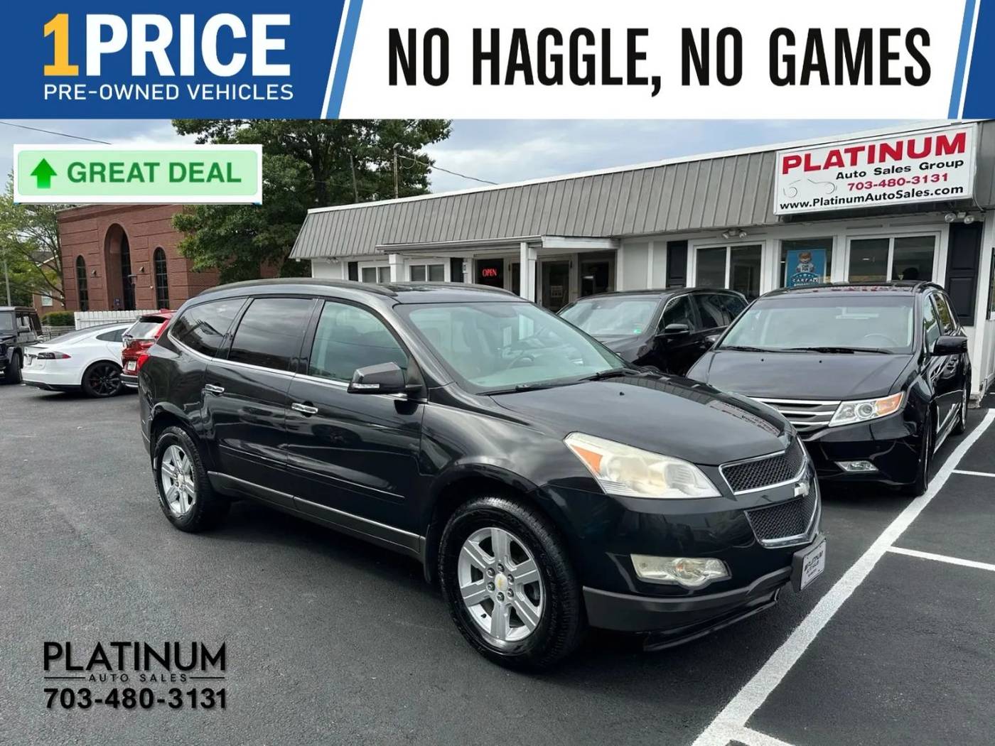 2011 Chevrolet Traverse LT — SUV — 150,732 mi — Arlington, VA