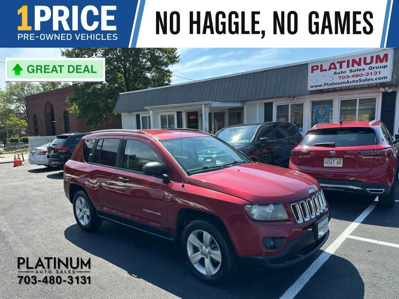 2016 Jeep Compass Sport — SUV — 138,101 mi — Arlington, VA