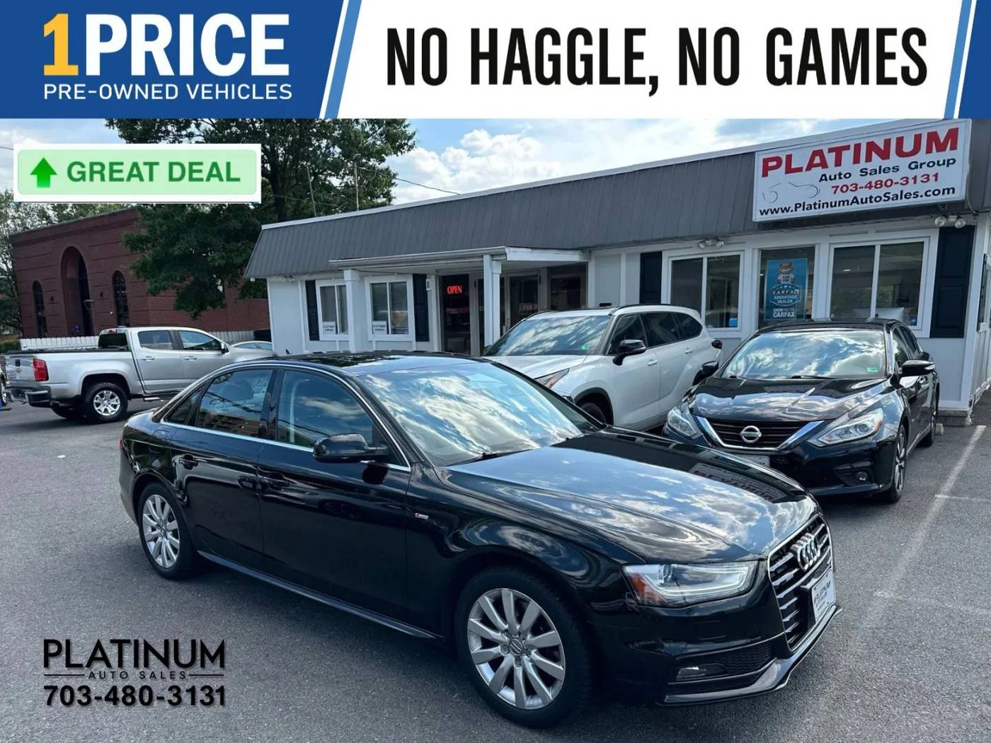2015 Audi A4 Premium — Sedan — 88,354 mi — Arlington, VA