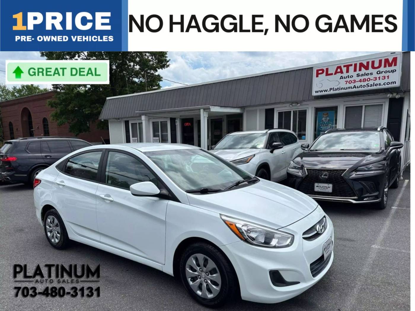 2016 Hyundai Accent SE — Sedan — 66,340 mi — Arlington, VA