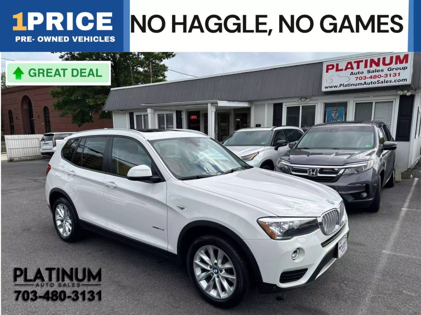 2015 BMW X3 28i — SUV — 93,762 mi — Arlington, VA