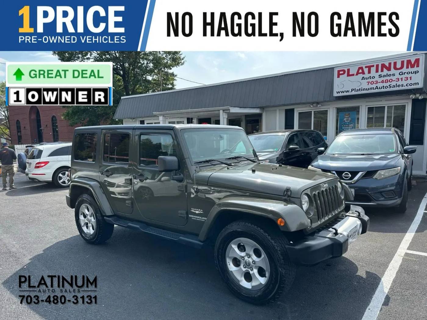 2015 Jeep Wrangler Sahara — SUV — 183,585 mi — Arlington, VA