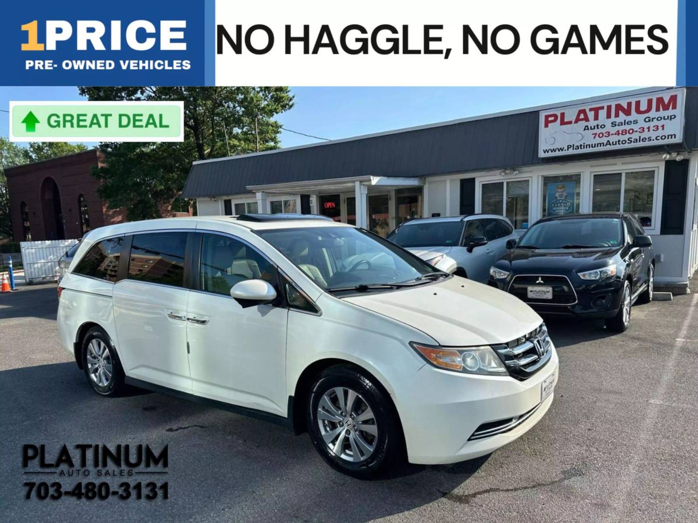 2016 Honda Odyssey EX-L — Minivan — 137,030 mi — Arlington, VA