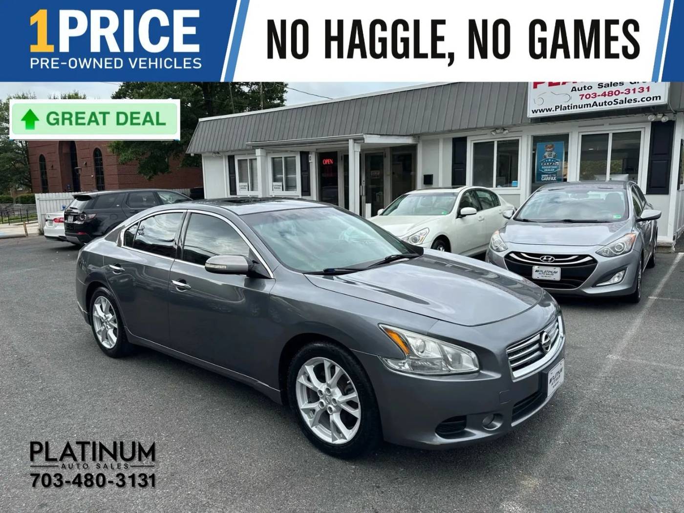 2014 Nissan Maxima SV — Sedan — 136,851 mi — Arlington, VA