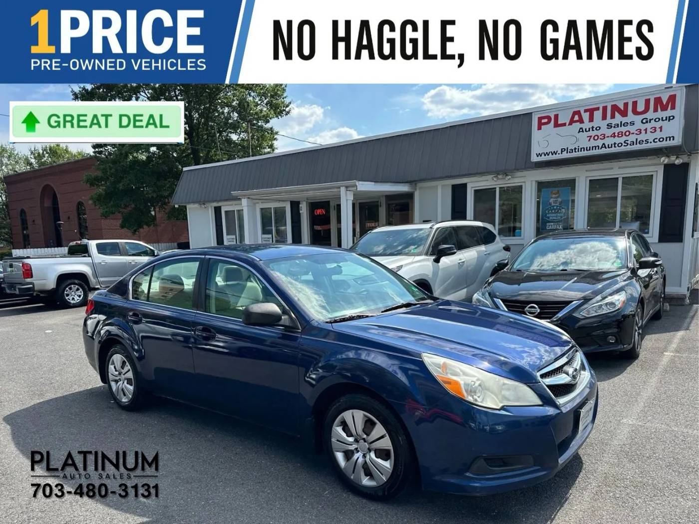 2010 Subaru Legacy 2.5i — Sedan — 102,557 mi — Arlington, VA