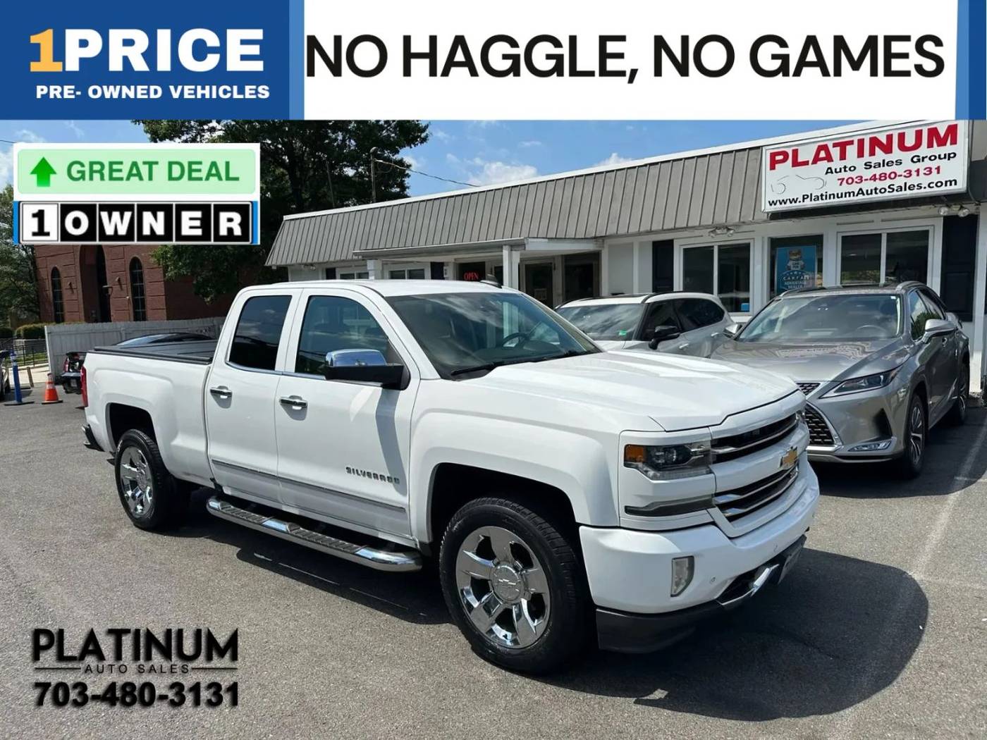 2017 Chevrolet Silverado 1500 LTZ — Pickup Truck — 195,909 mi — Arlington, VA