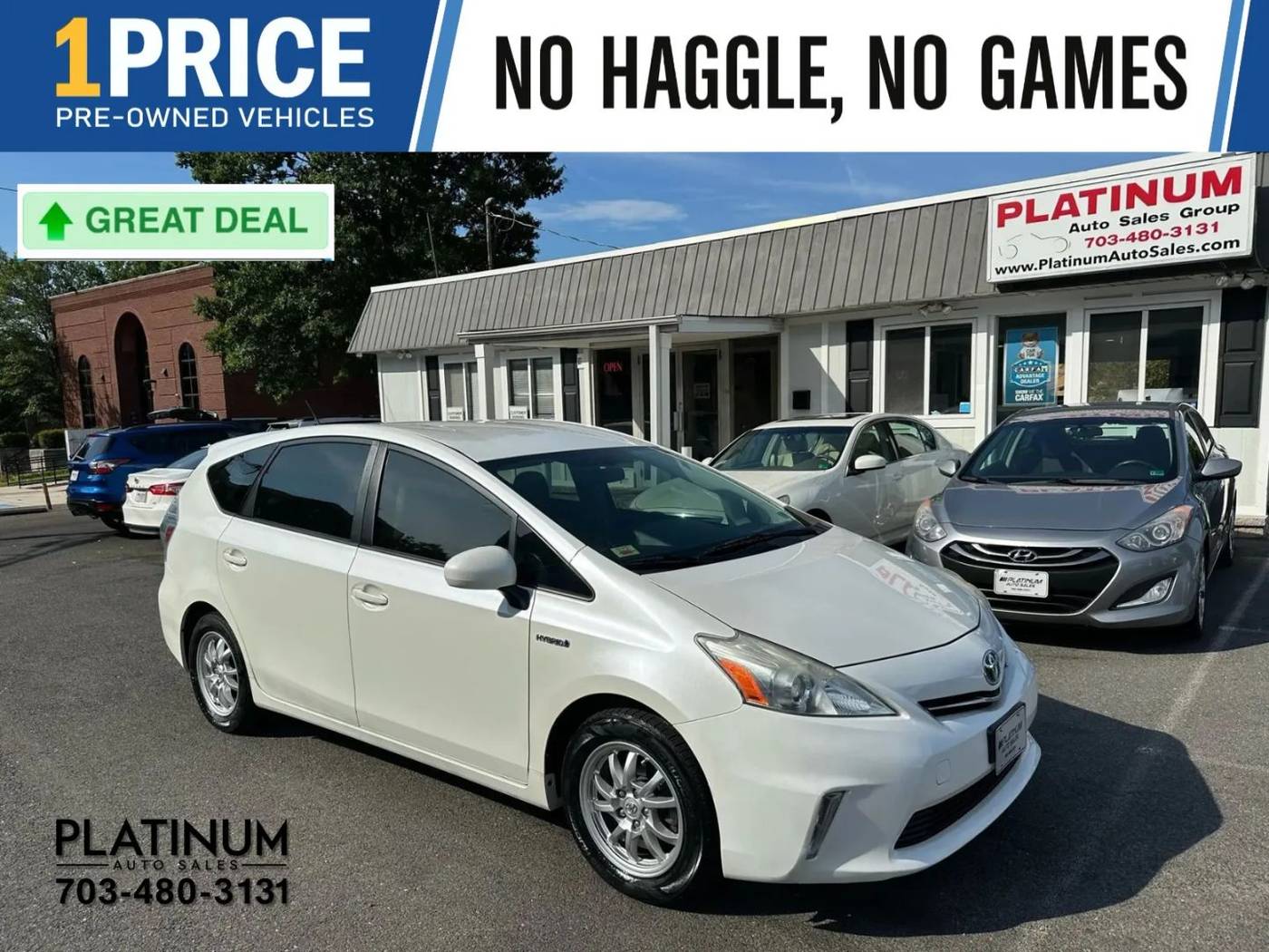 2014 Toyota Prius v Two — Wagon — 144,596 mi — Arlington, VA