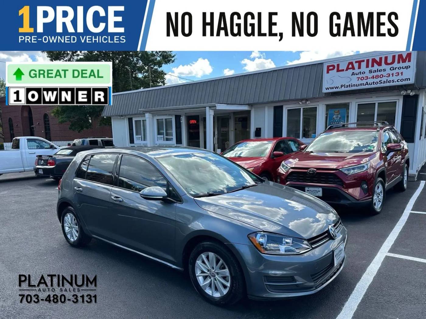 2017 Volkswagen Golf Wolfsburg Edition — Hatchback — 120,347 mi — Arlington, VA