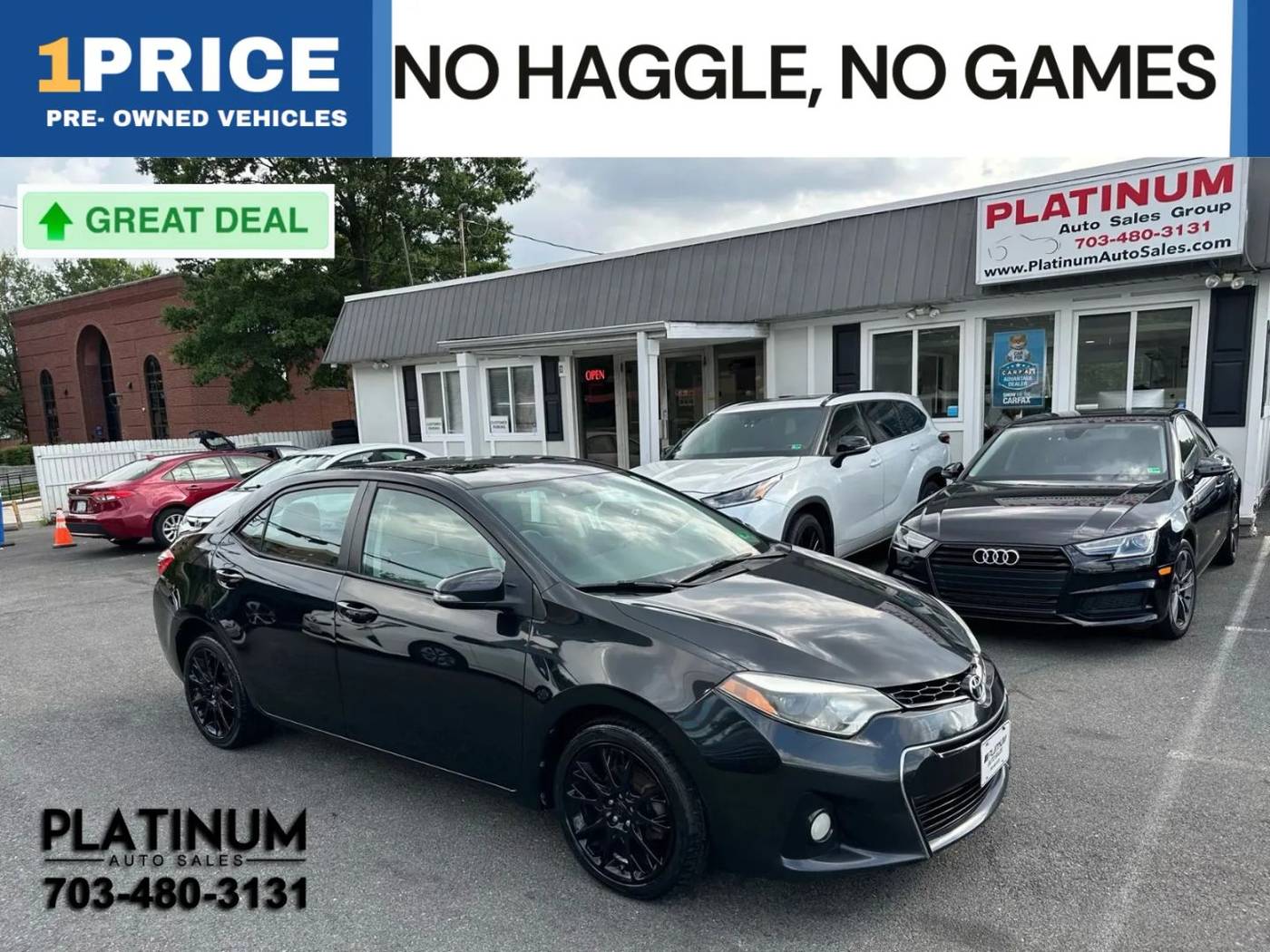 2016 Toyota Corolla LE Premium — Sedan — 135,517 mi — Arlington, VA