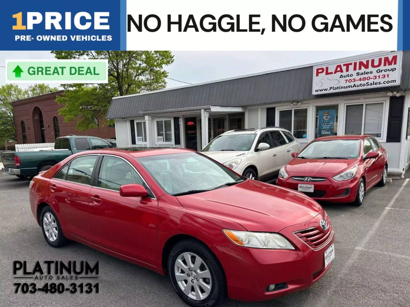 2008 Toyota Camry XLE V6 — Sedan — 119,218 mi — Arlington, VA