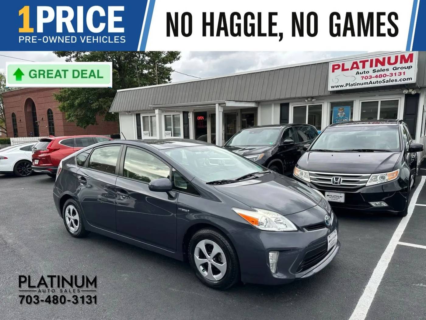 2015 Toyota Prius Three — Hatchback — 70,626 mi — Arlington, VA