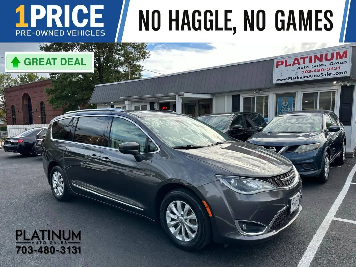 2019 Chrysler Pacifica Touring L — Minivan — 99,806 mi — Arlington, VA