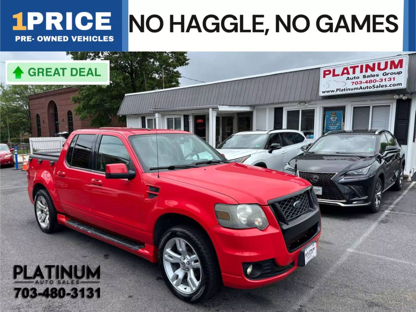 2009 Ford Explorer Sport Trac Adrenalin — Pickup Truck — 140,697 mi — Arlington, VA