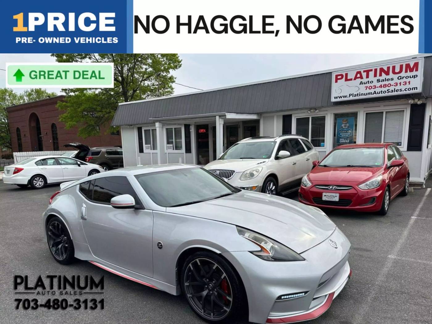 2015 Nissan 370Z NISMO Tech — Coupe — 71,598 mi — Arlington, VA