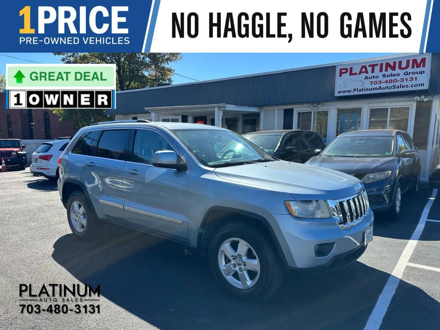 2013 Jeep Grand Cherokee Laredo — SUV — 108,896 mi — Arlington, VA