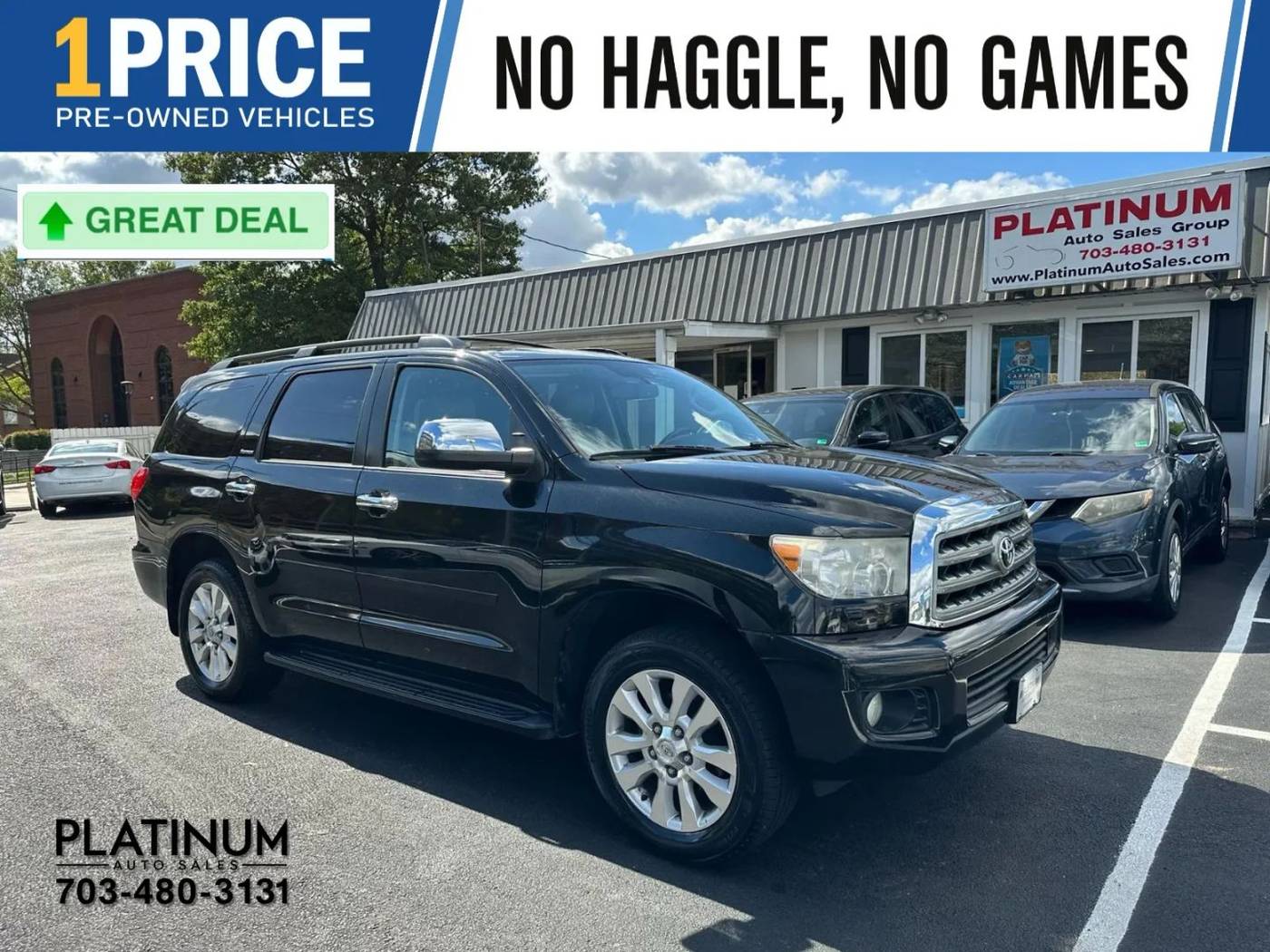 2015 Toyota Sequoia Platinum — SUV — 231,352 mi — Arlington, VA