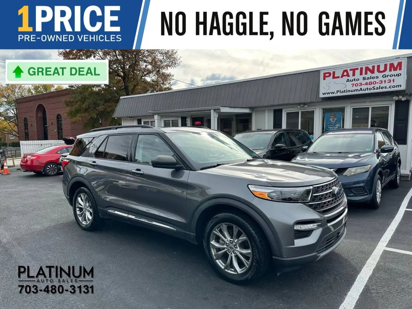 2021 Ford Explorer XLT — SUV — 54,301 mi — Arlington, VA