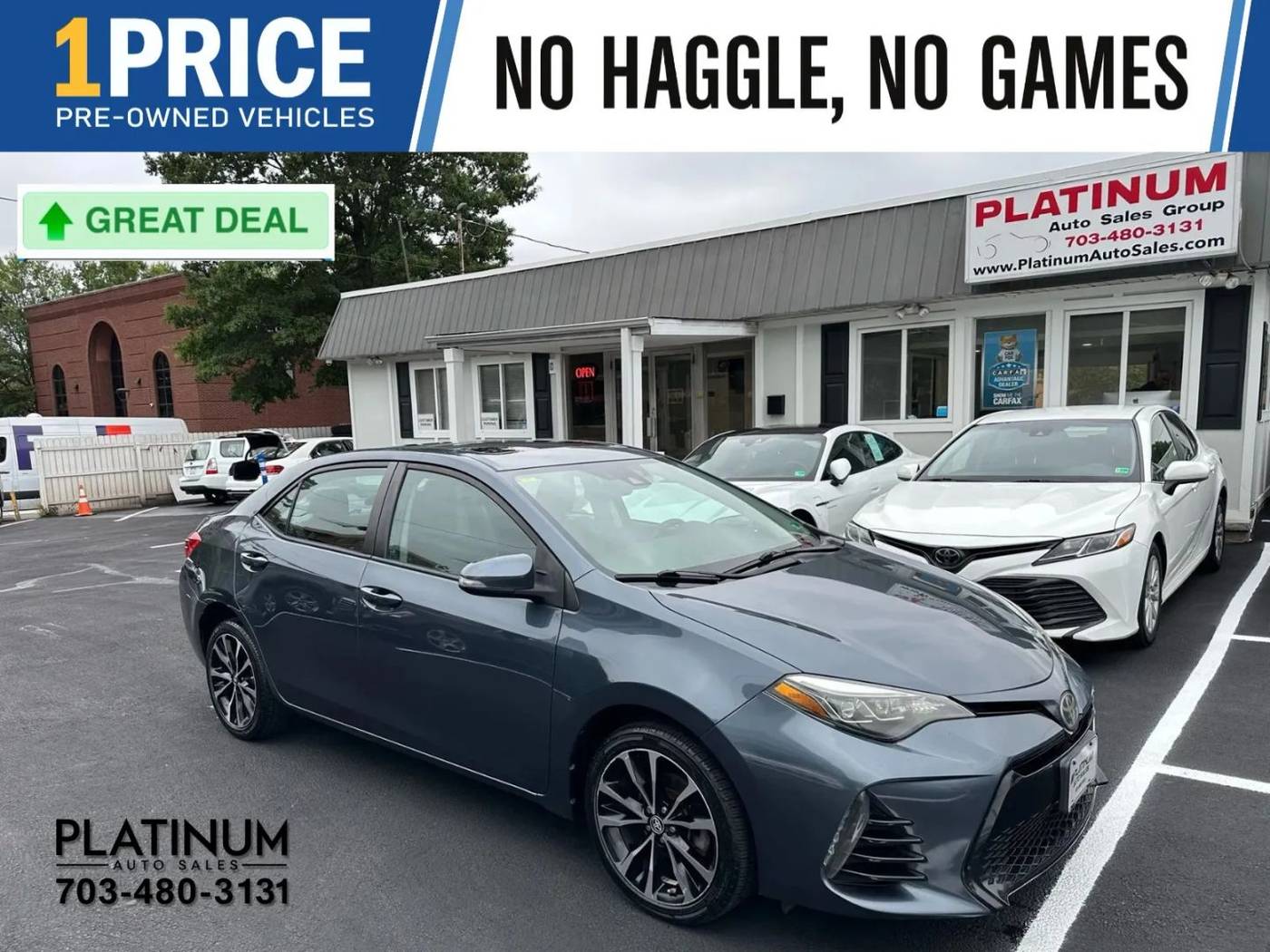 2017 Toyota Corolla SE — Sedan — 116,311 mi — Arlington, VA