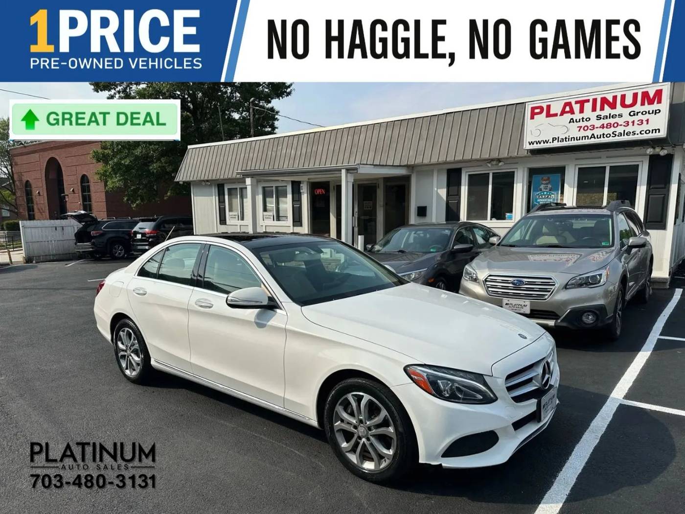 2015 Mercedes-Benz C-Class C 300 — Sedan — 92,418 mi — Arlington, VA