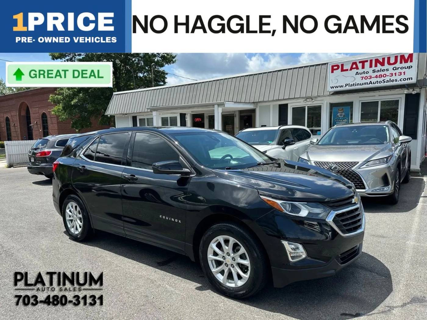 2020 Chevrolet Equinox LT — SUV — 99,971 mi — Arlington, VA