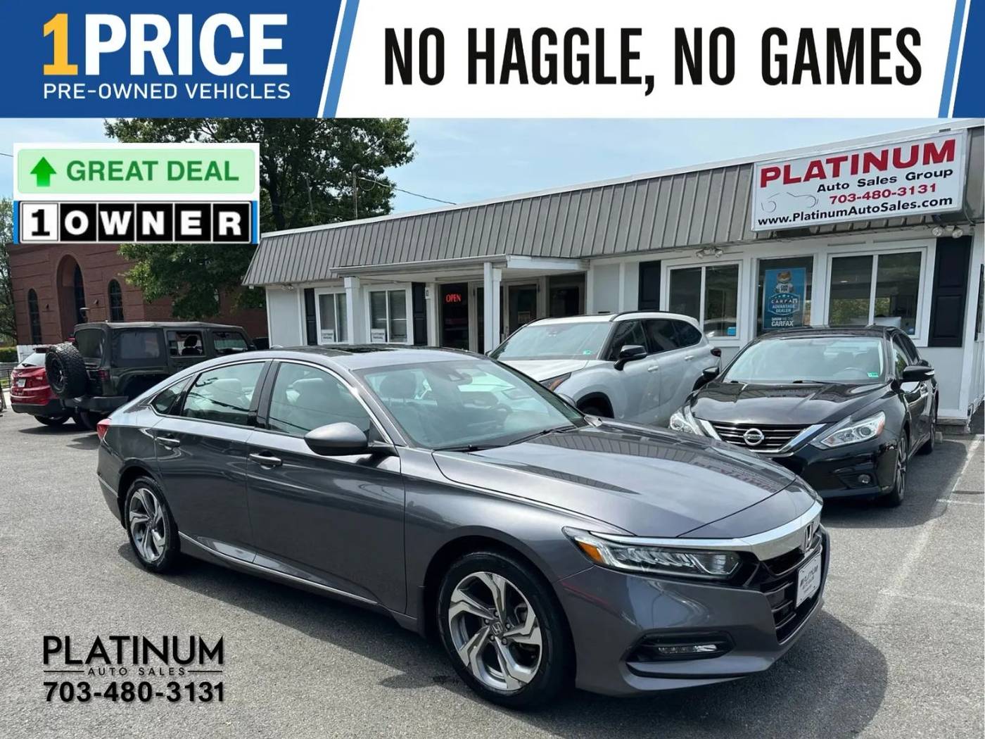 2020 Honda Accord EX — Sedan — 86,420 mi — Arlington, VA