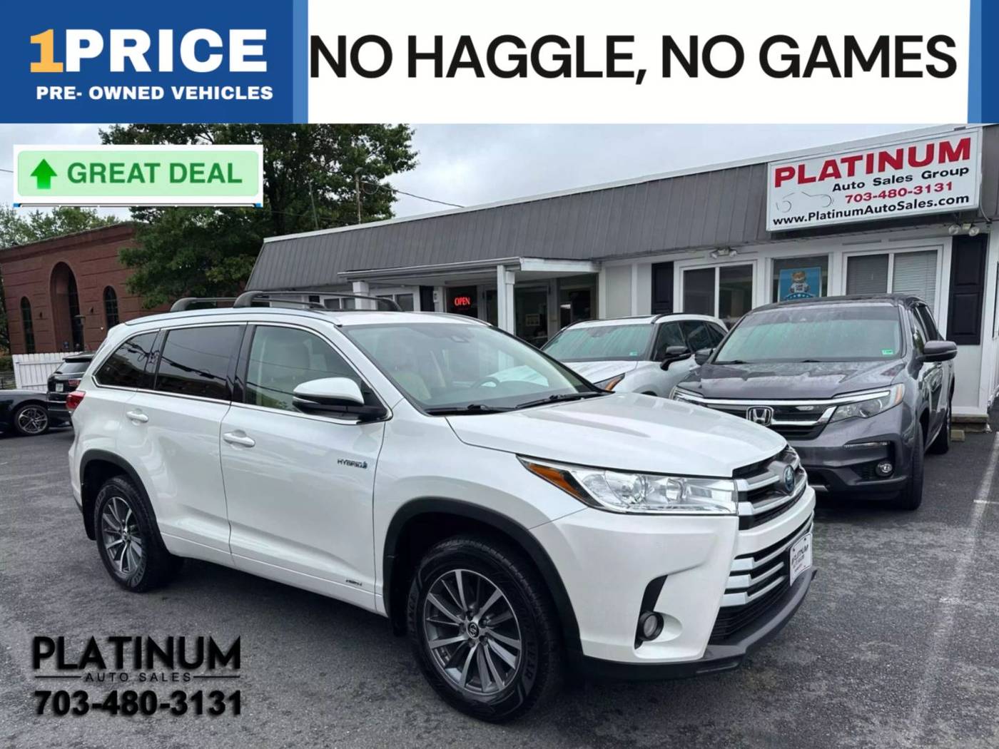 2017 Toyota Highlander Hybrid XLE — SUV — 96,921 mi — Arlington, VA