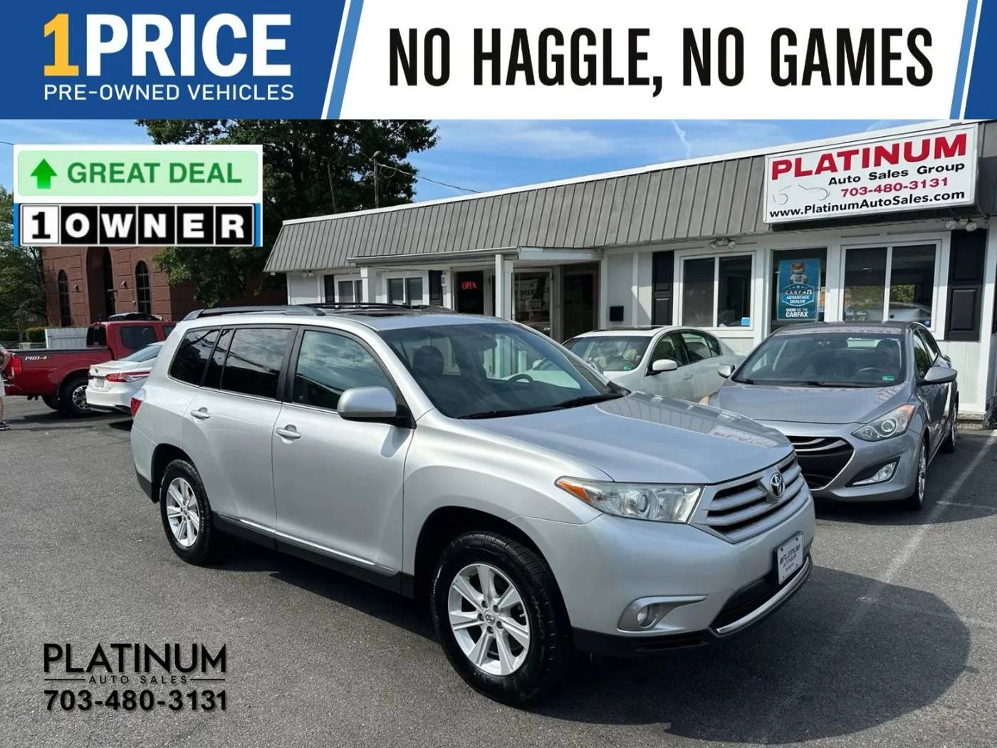 2012 Toyota Highlander SE V6 — SUV — 274,882 mi — Arlington, VA