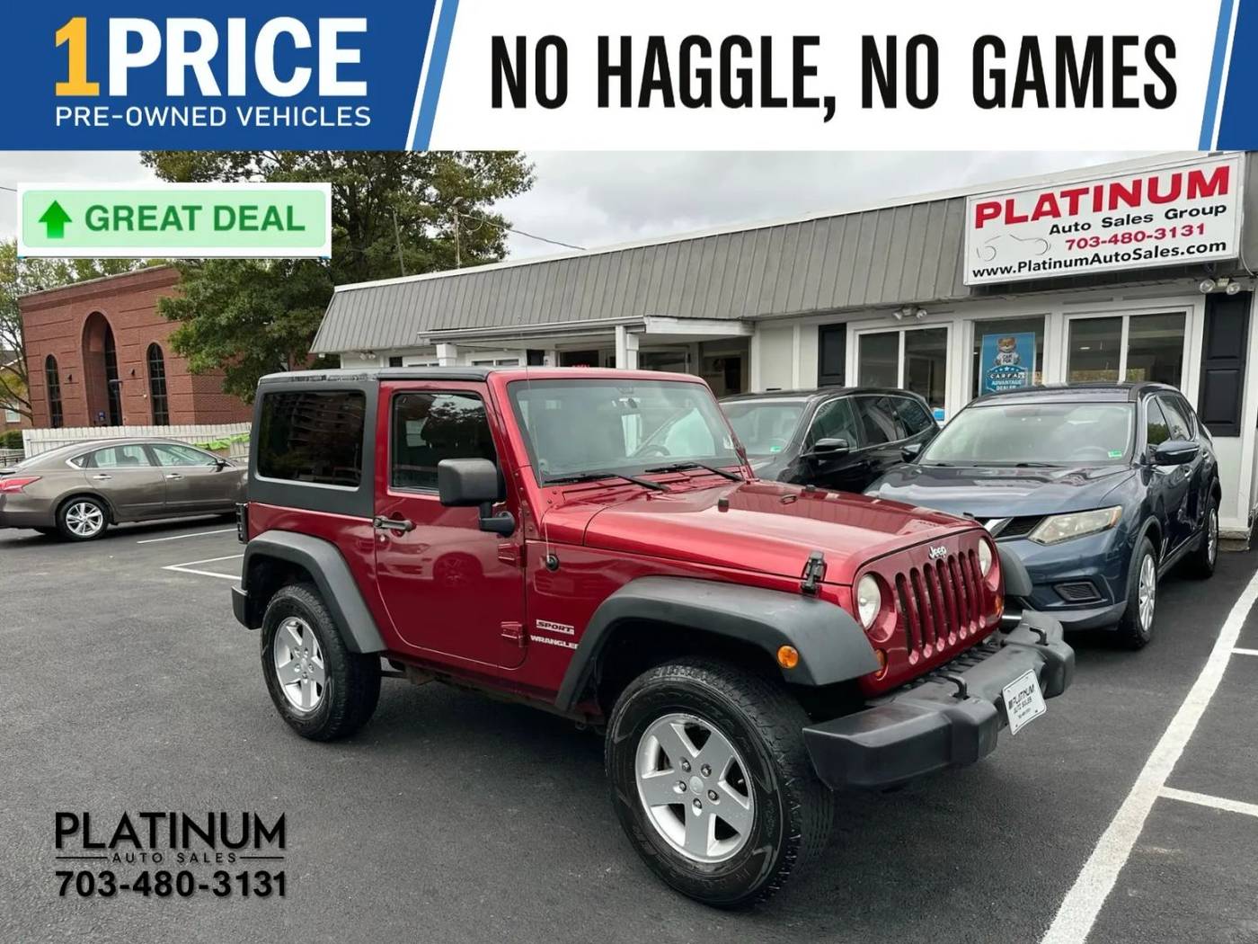 2011 Jeep Wrangler Sport — SUV — 170,891 mi — Arlington, VA