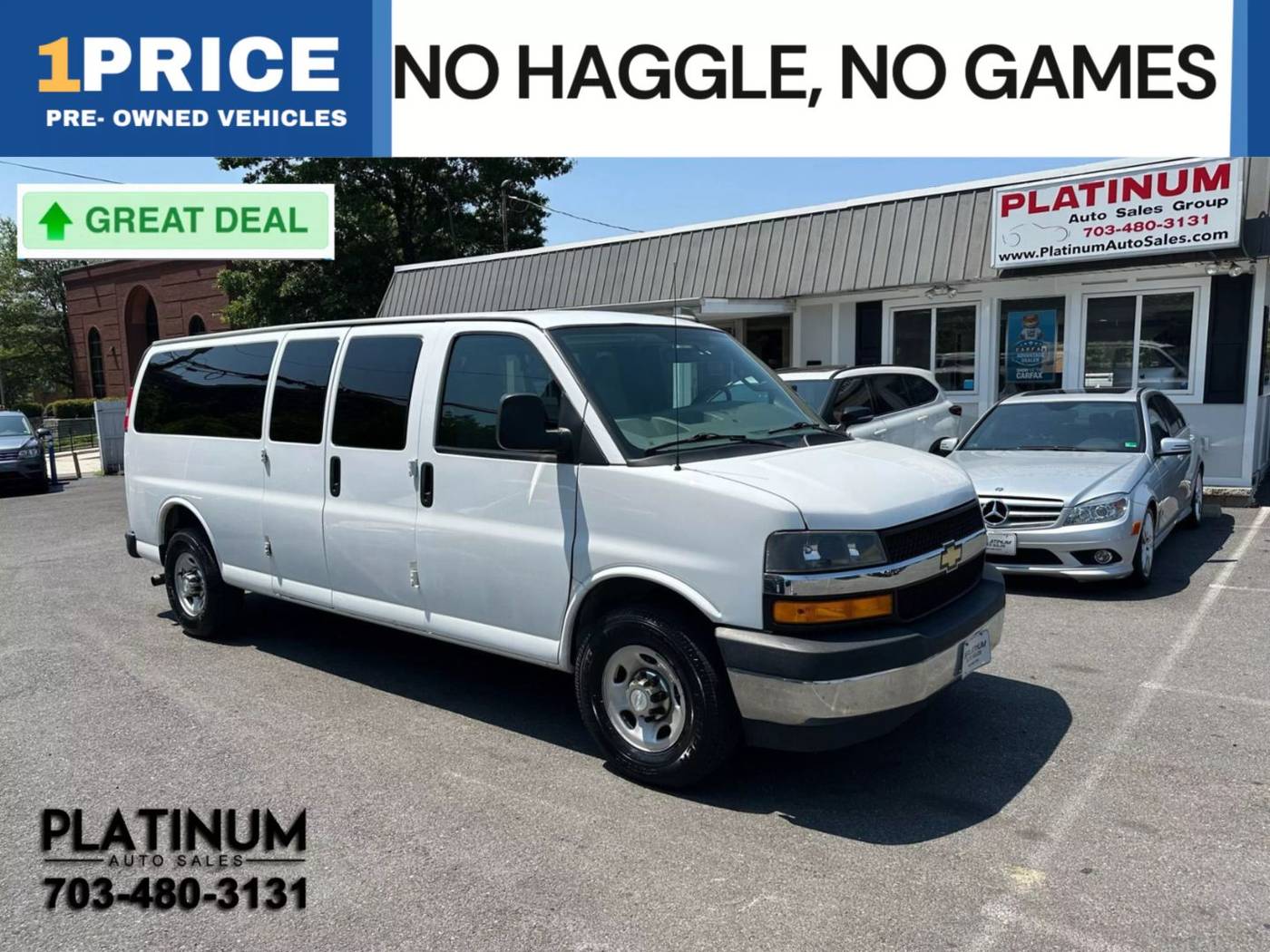 2018 Chevrolet Express Passenger LT — Passenger Van — 149,056 mi — Arlington, VA