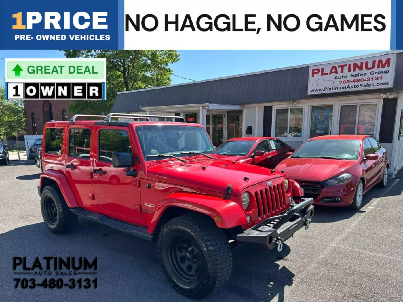 2015 Jeep Wrangler Sahara — SUV — 215,011 mi — Arlington, VA