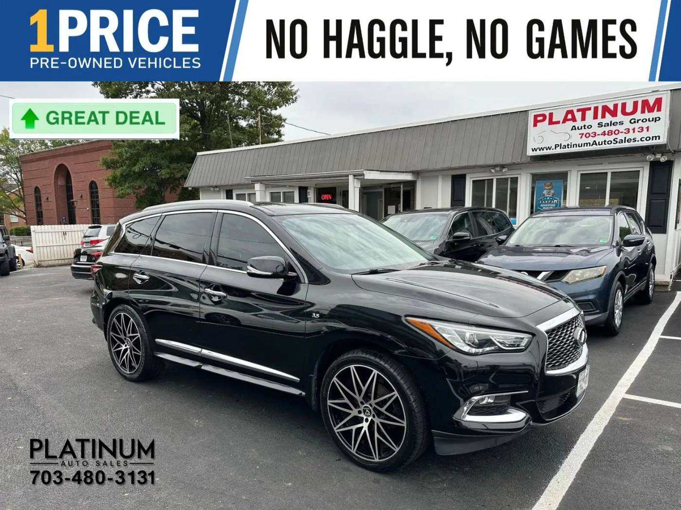 2018 INFINITI QX60 3.5 — SUV — 112,020 mi — Arlington, VA