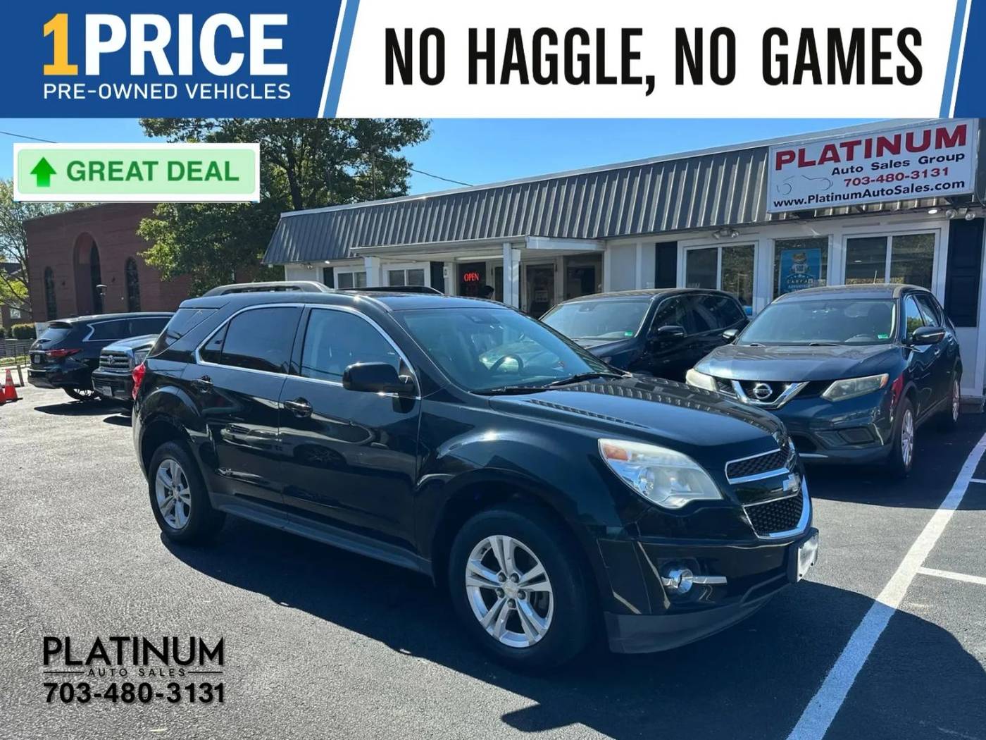2015 Chevrolet Equinox LT — SUV — 54,027 mi — Arlington, VA