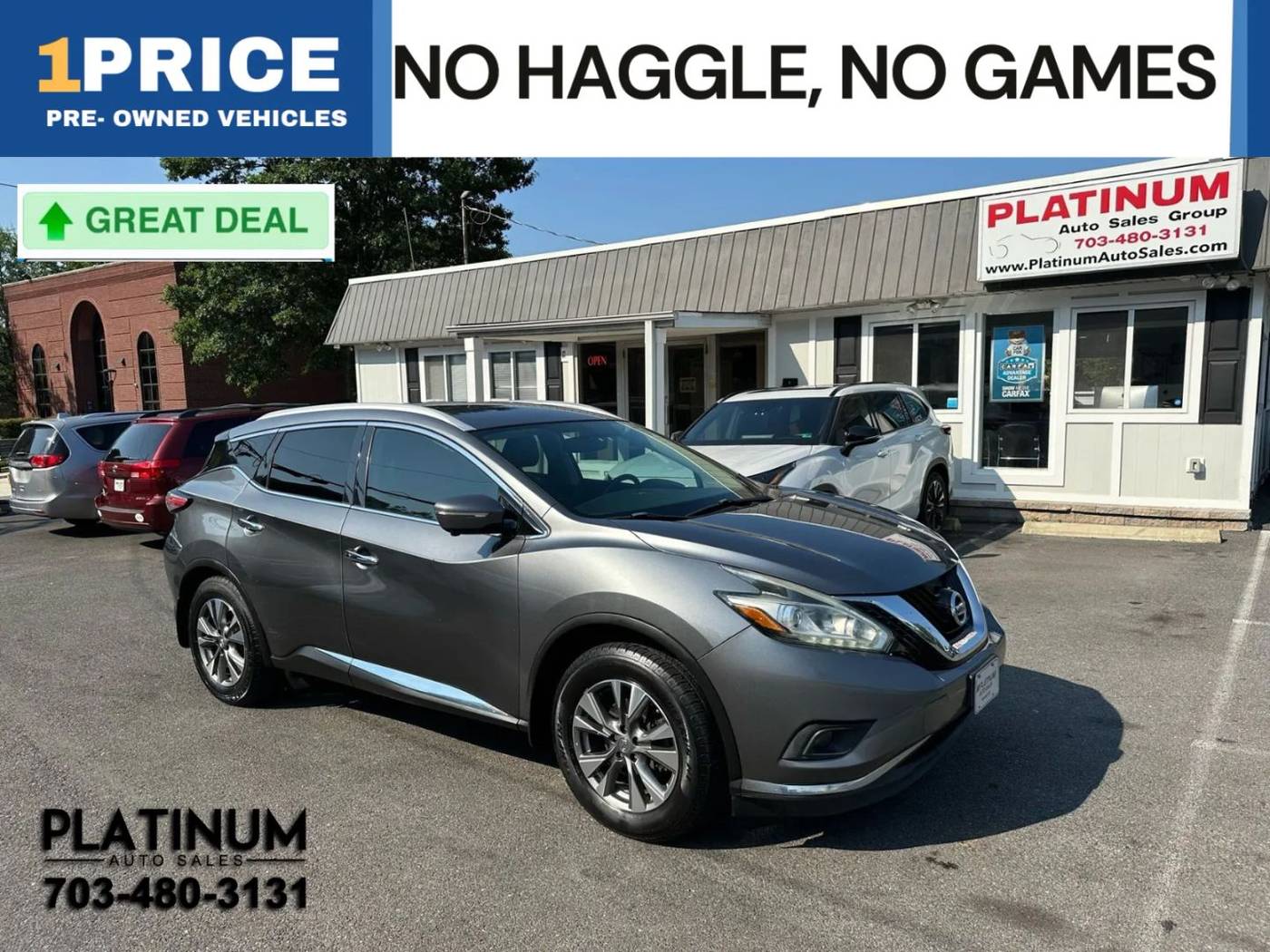 2015 Nissan Murano SL — SUV — 160,966 mi — Arlington, VA