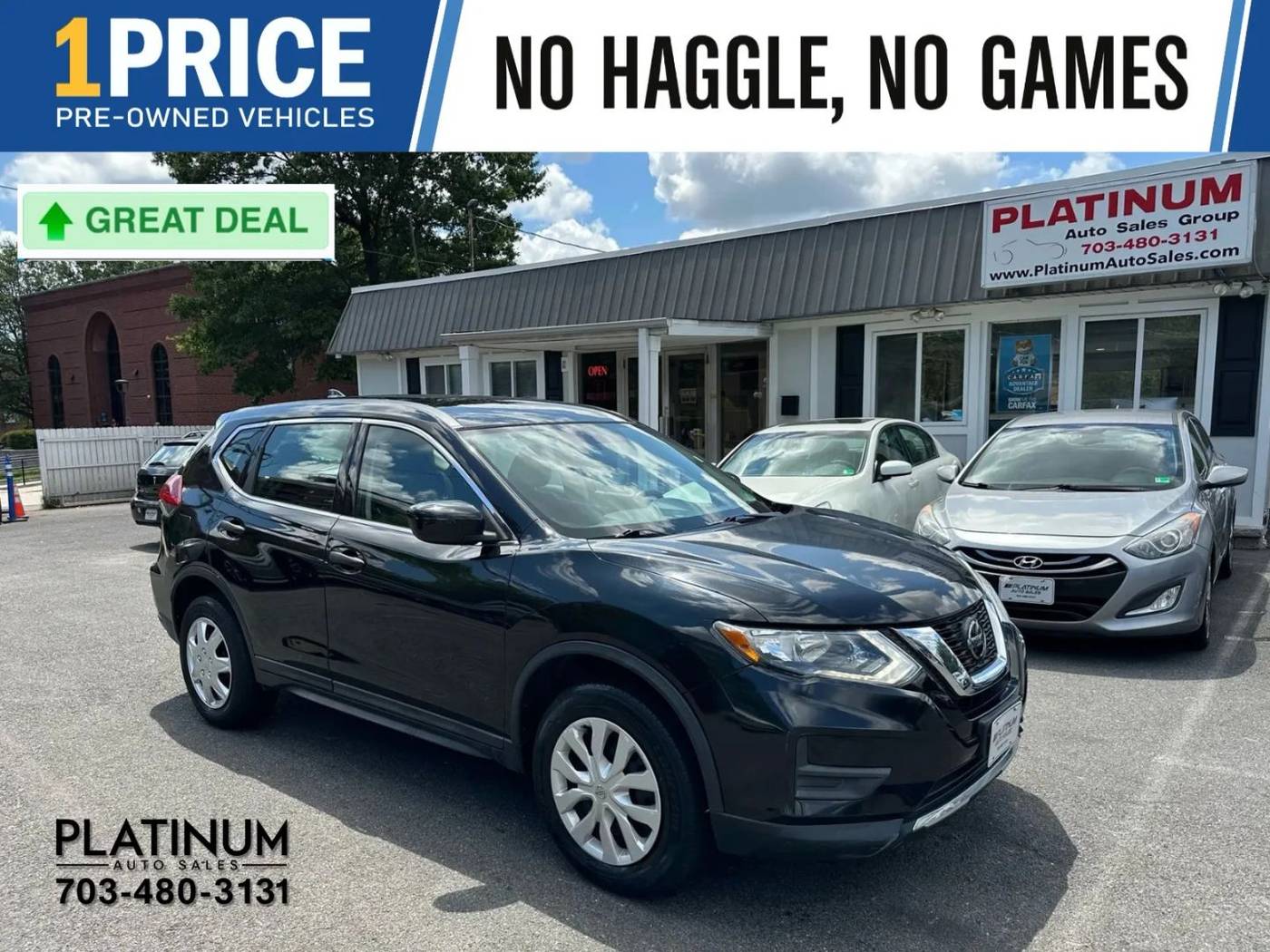 2019 Nissan Rogue S — SUV — 46,200 mi — Arlington, VA