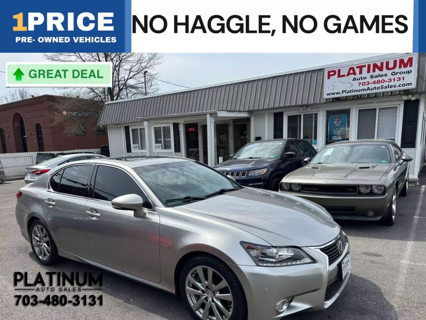 2015 Lexus GS GS 350 — Sedan — 80,983 mi — Arlington, VA