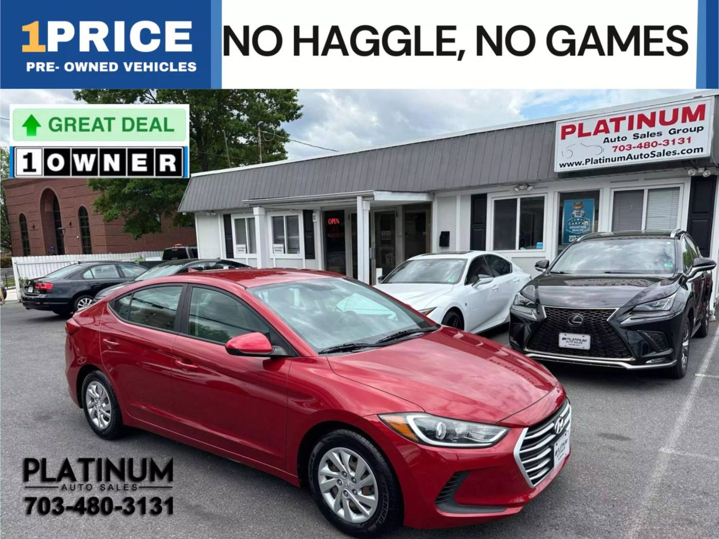 2017 Hyundai Elantra SE — Sedan — 59,388 mi — Arlington, VA