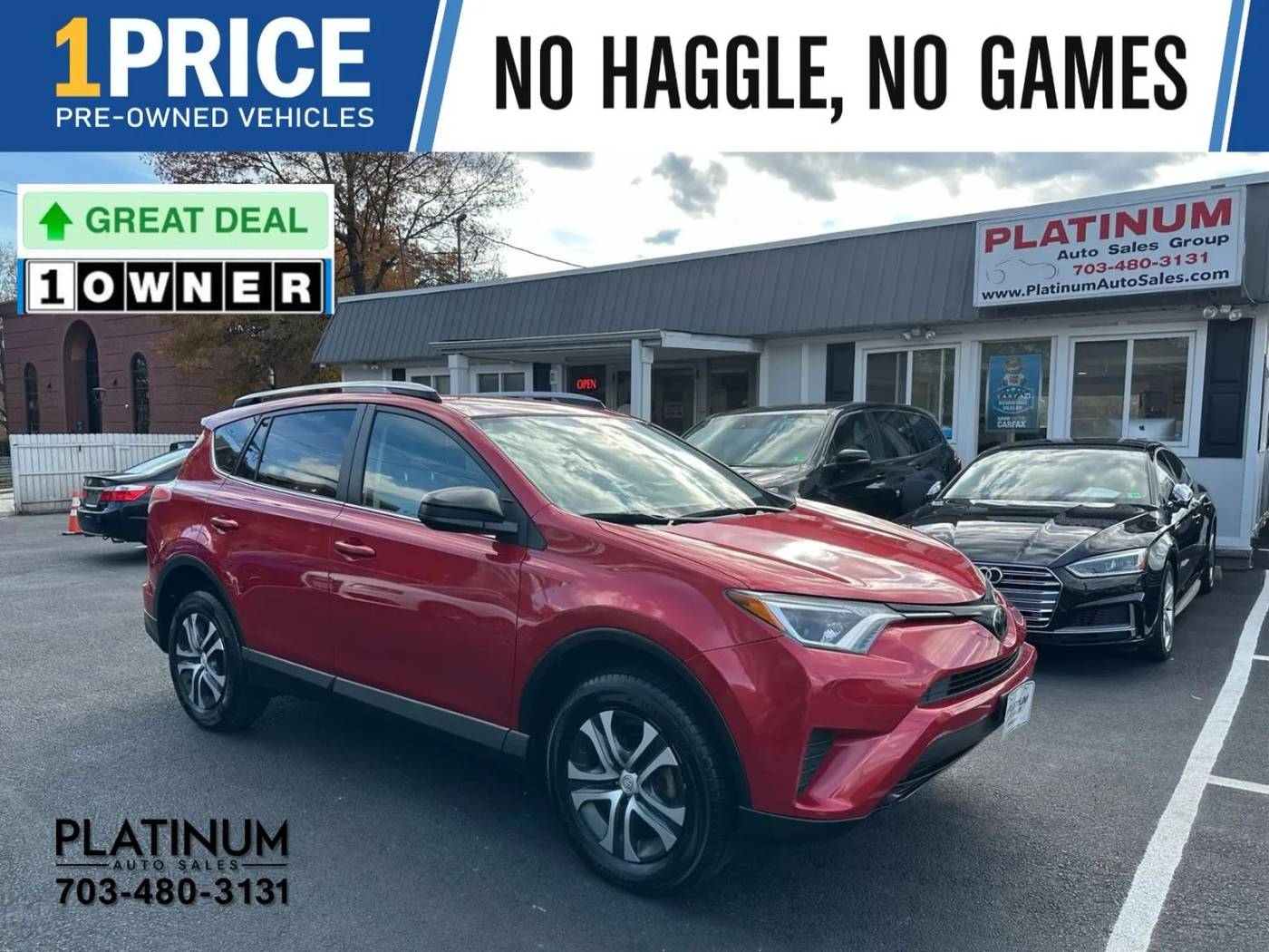 2017 Toyota RAV4 LE — SUV — 148,018 mi — Arlington, VA